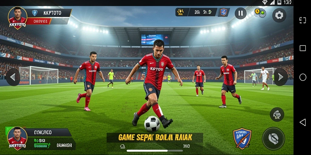 Tampilan gameplay KPKTOTO yang dinamika dan seru di lapangan.